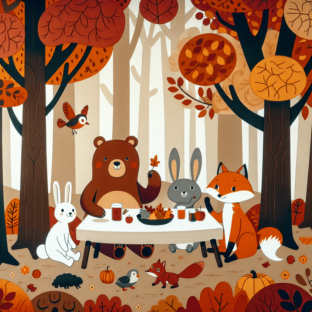 Fantastic Forest Feast Painting Number Kit
