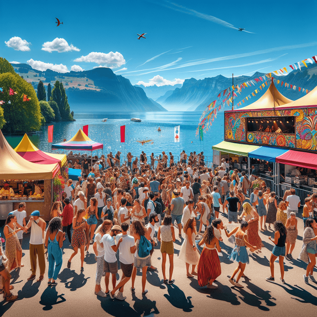 The Montreux Jazz Festival - Switzerland Painting By Numbers Kit
