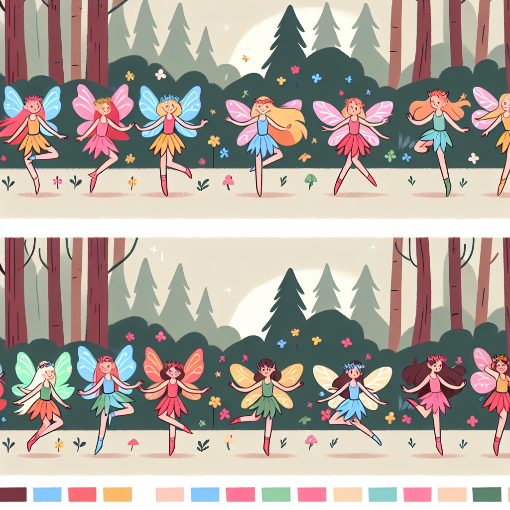 Festive Fairy Frolic Paint By Number