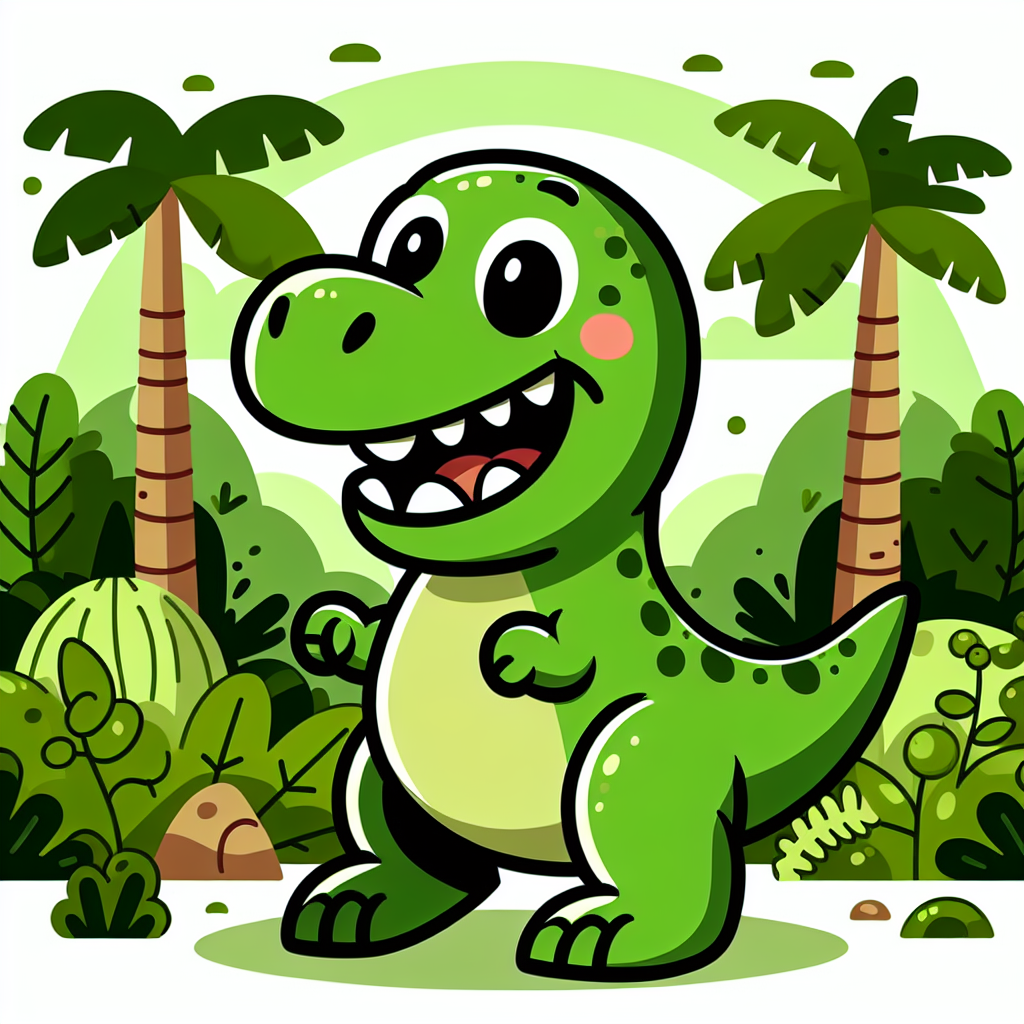 Mighty Mini T-Rex Paint By Color