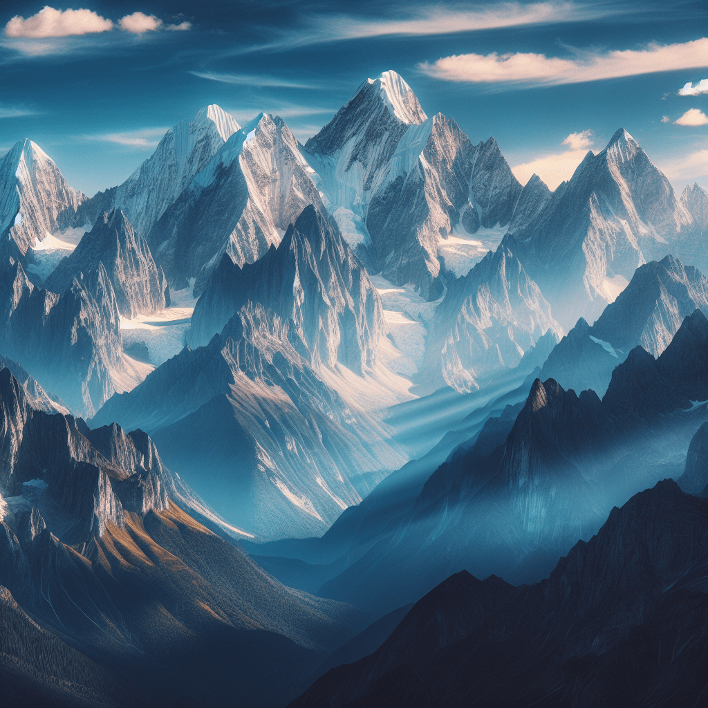 Enchanting Mountain Peaks DIY Paint By Numbers