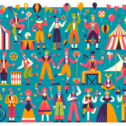 Circus Big Top Spectacle Painting By Numbers Kit