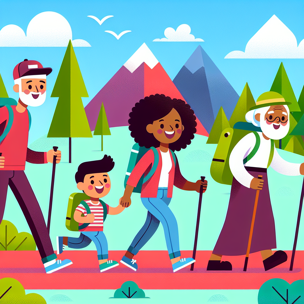 Happy Hiking Trails Number Painting