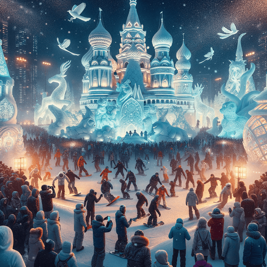 Snow Festival - Japan Paint By Numbers