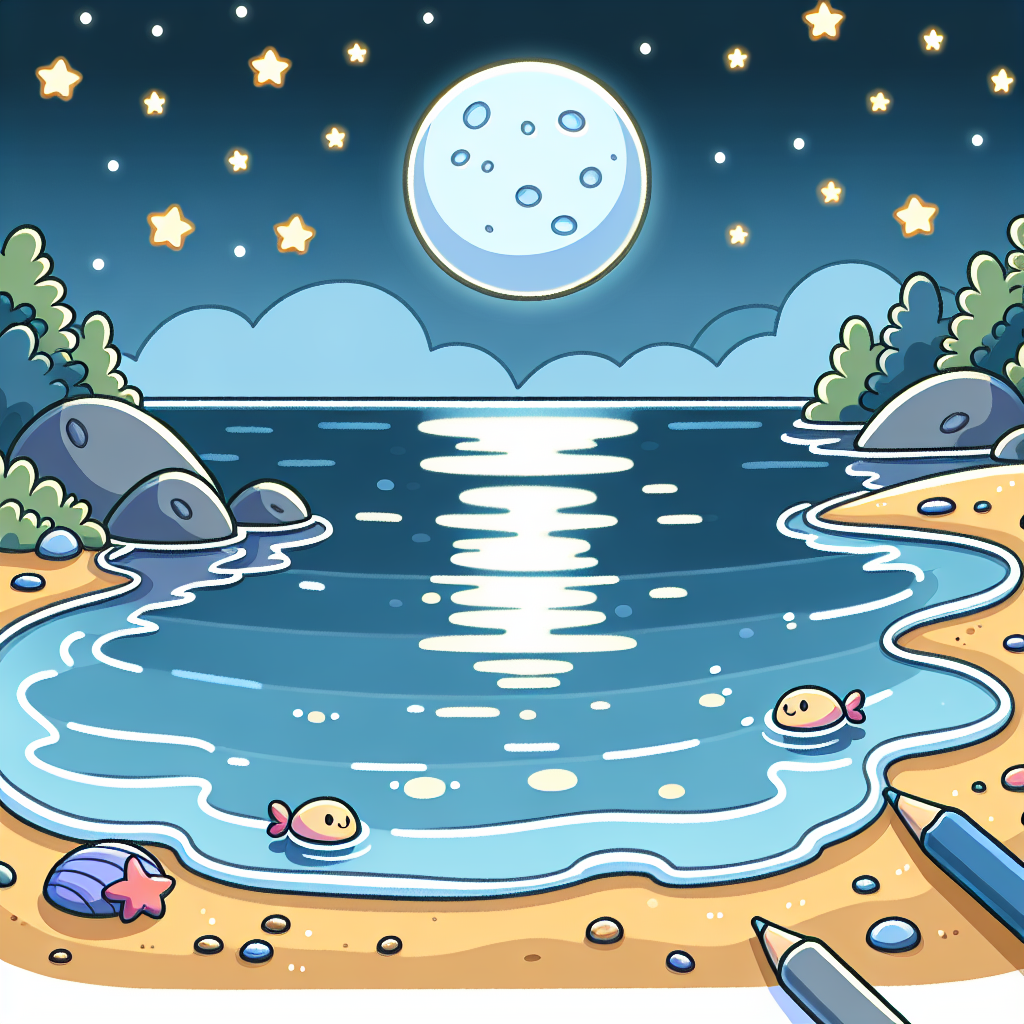 Seaside Starlight Spectacle Paint By Numbers