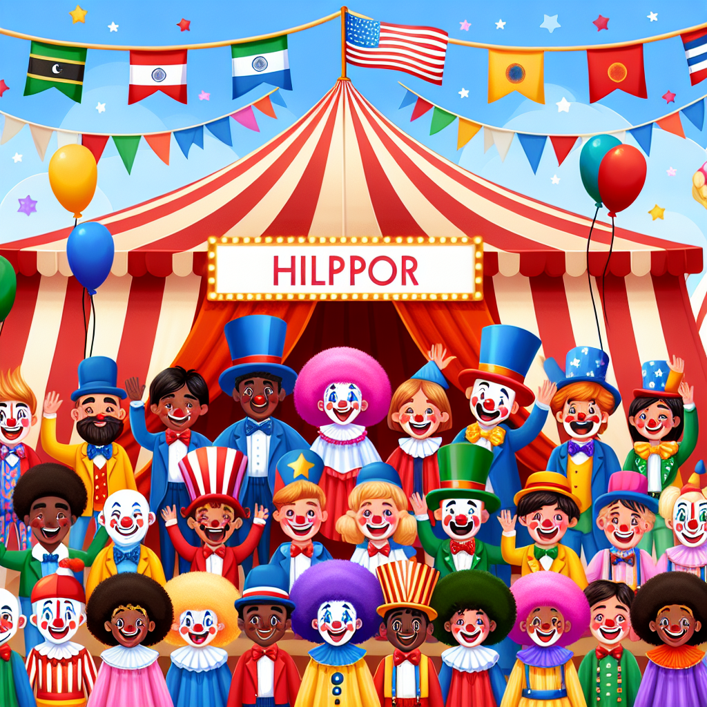 Quirky Circus Extravaganza Paint By Number