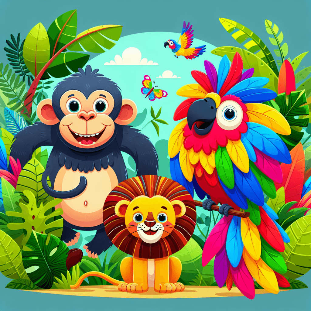 Adventures With Jungle Animals DIY Paint By Numbers