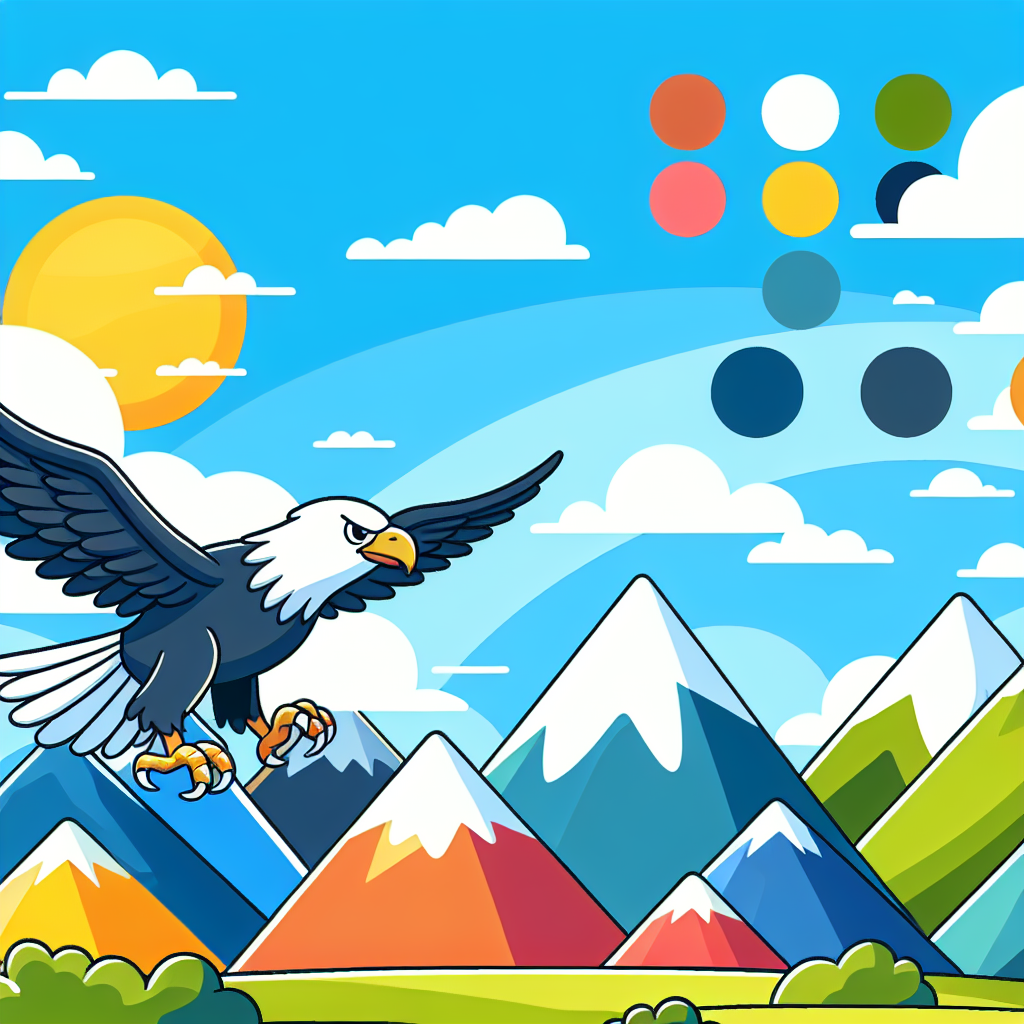 Majestic Mountain Eagle Paint By Numbers
