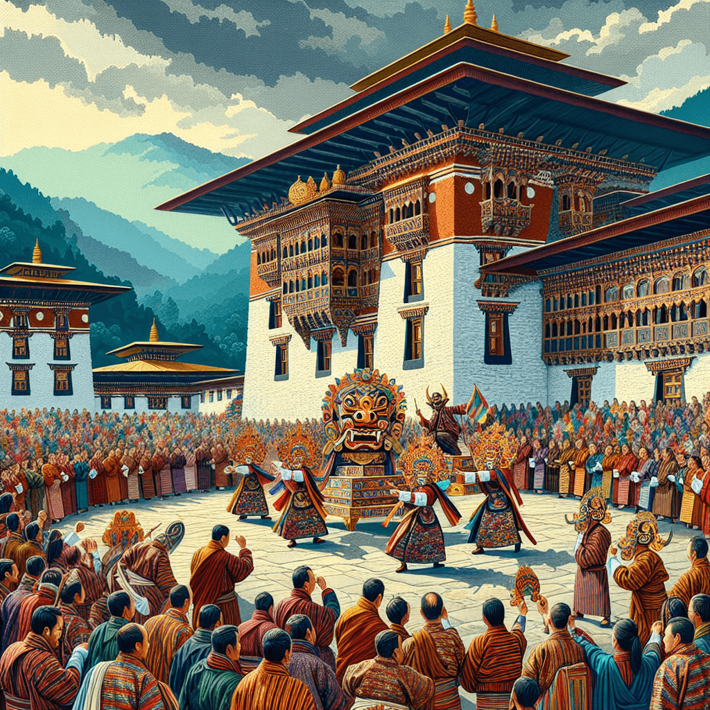 Punakha Drubchen - Bhutan DIY Paint By Numbers