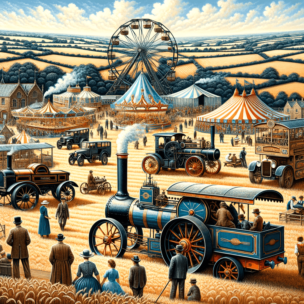 The Great Dorset Steam Fair - Dorset Paint By Numbers