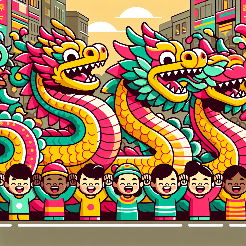 Mystical Dragon Parade DIY Paint By Numbers