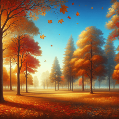 Autumnal Serenity DIY Paint By Numbers