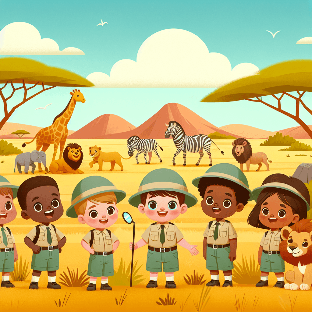 Safari Rangers Mission Painting Number Kit
