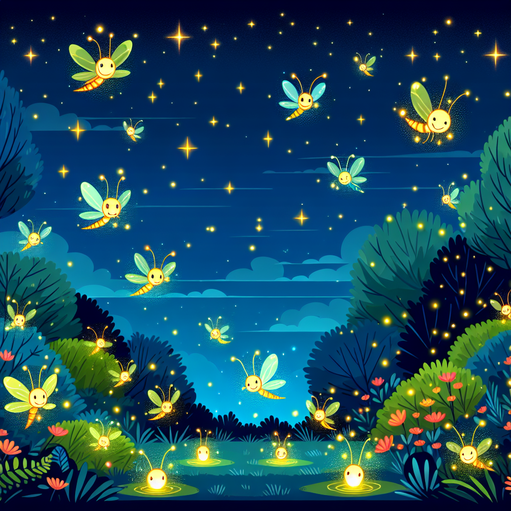 Fantastic Firefly Night Painting Number Kit