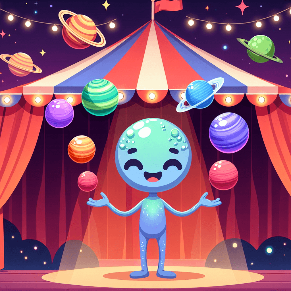 Cosmic Space Circus Paint By Number