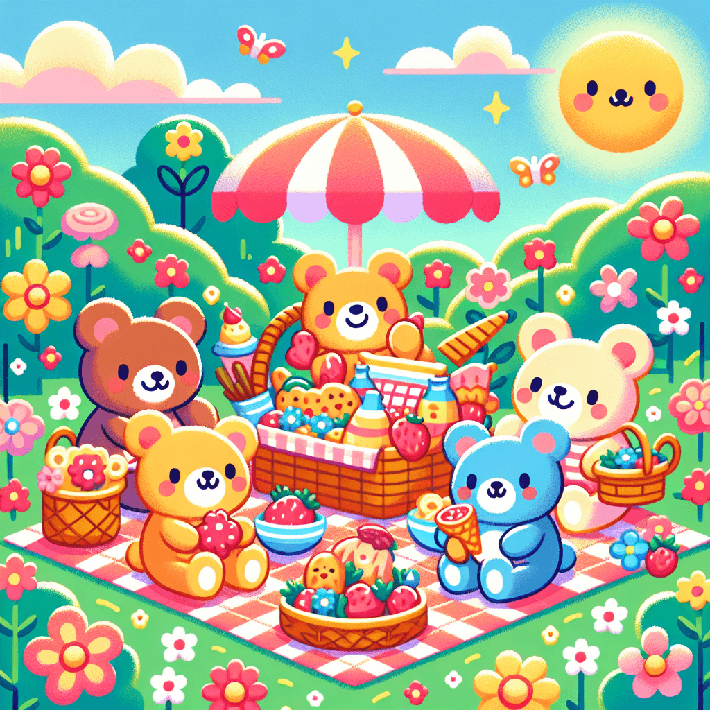 Charming Cuddly Bears Paint By Numbers Art