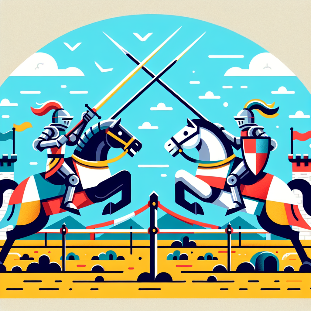 Medieval Kingdom Tournament Painting Number Kit