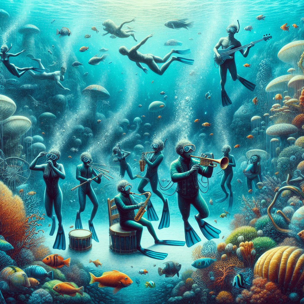 Underwater Music Festival - USA Paint By Numbers