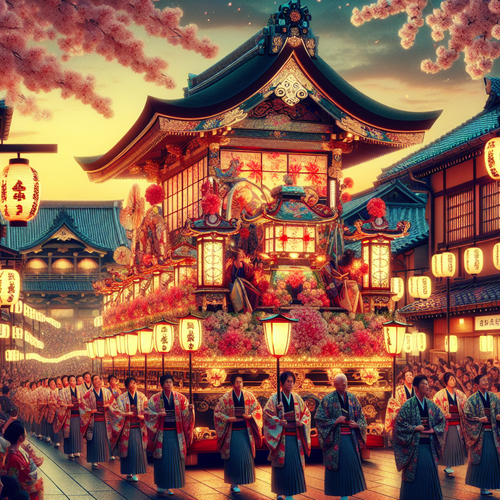 Gion Yatai Matsuri - Japan Paint By Numbers