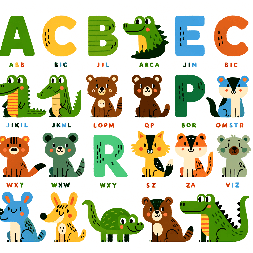 Animal Alphabet Adventure Number Painting