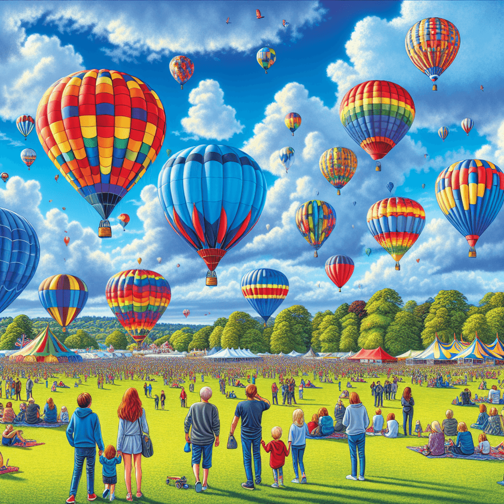 Hot Air Balloon Fiesta - United Kingdom DIY Paint By Numbers