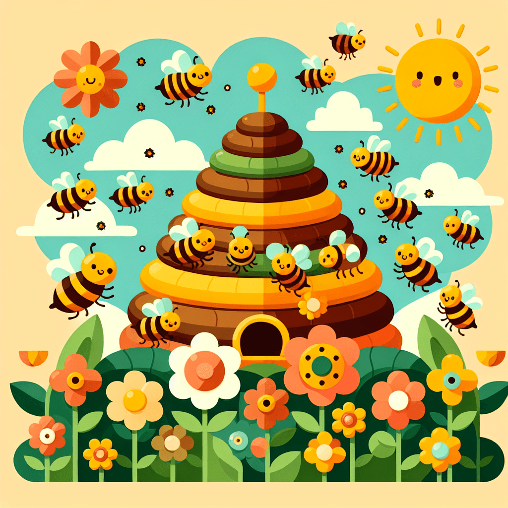 Buzzy Beehive Painting Number Kit