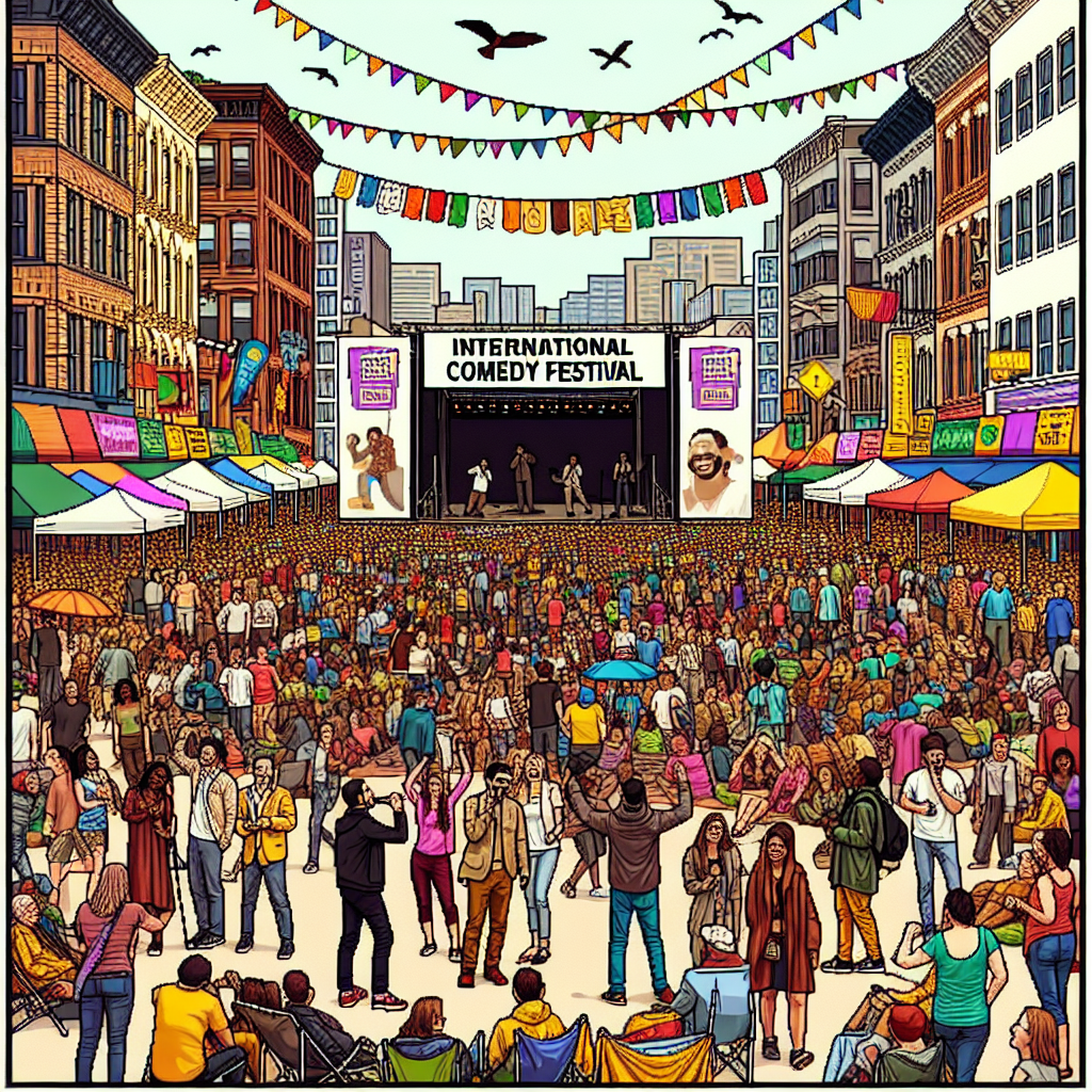 Montreal Just For Laughs Festival - Montreal, Canada Painting Number Kit
