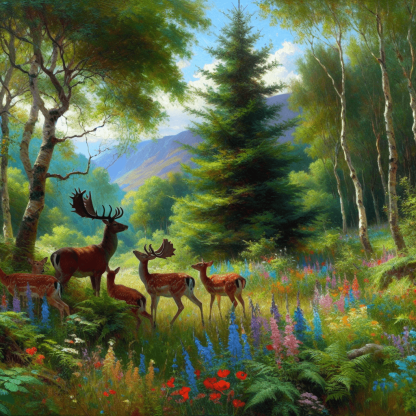 Whimsical Forest Dreams DIY Paint By Numbers
