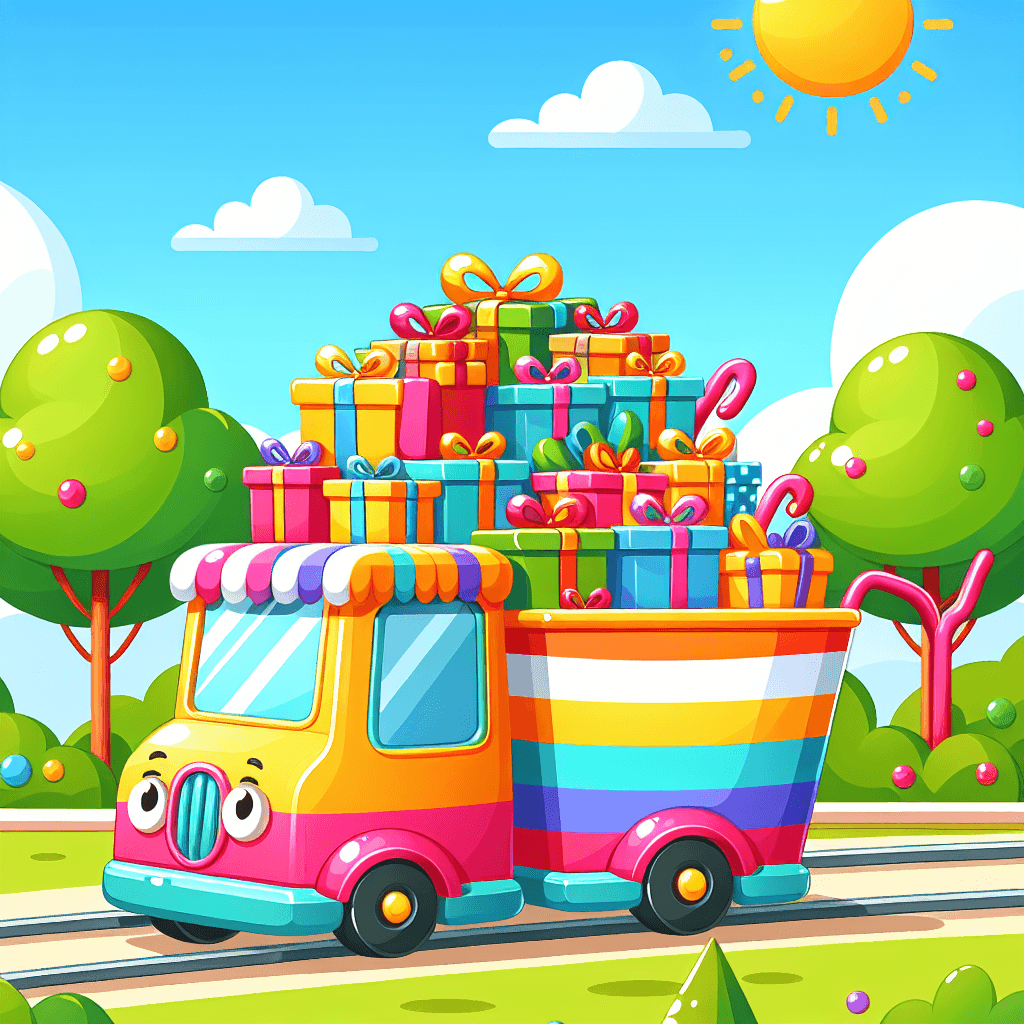 Colorful Trolley Paint By Numbers