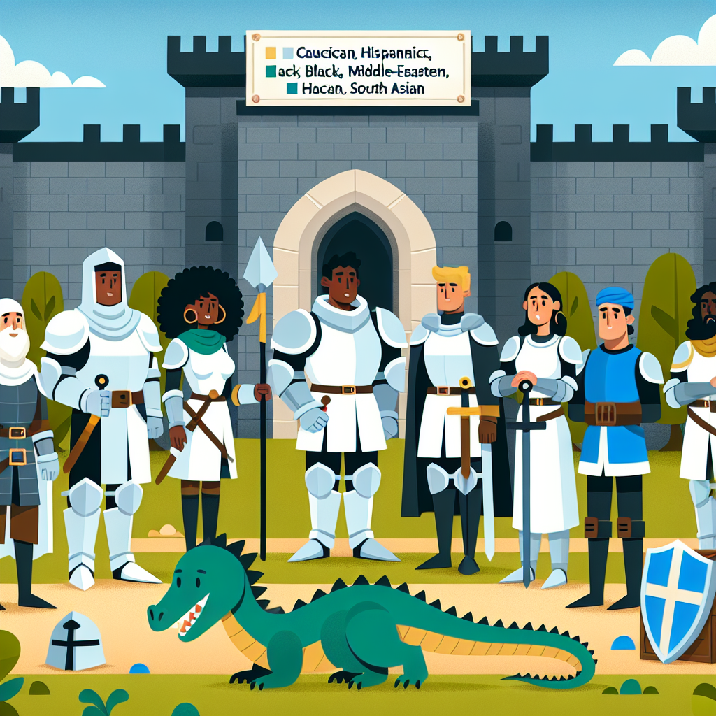 Knights And Dragons Challenge Painting By Numbers Kit