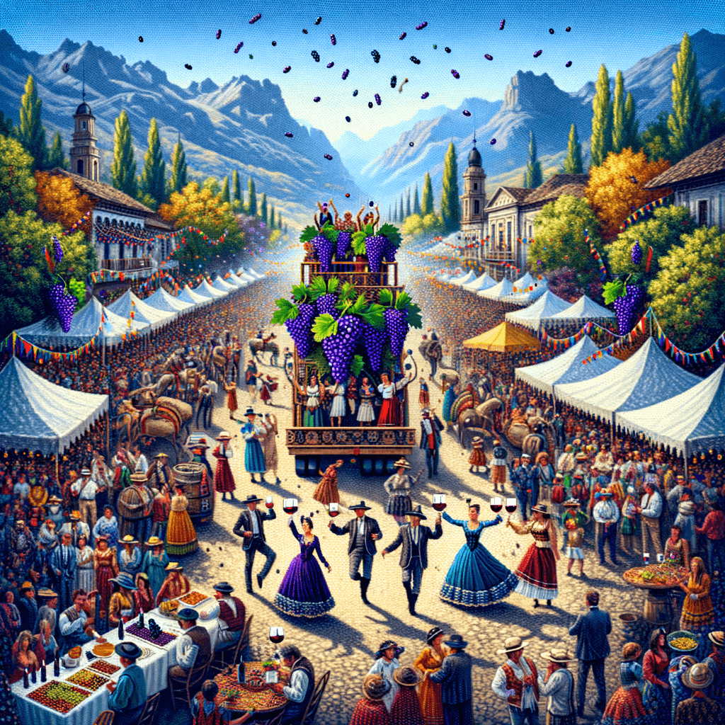The Grape Harvest Festival Paint By Number