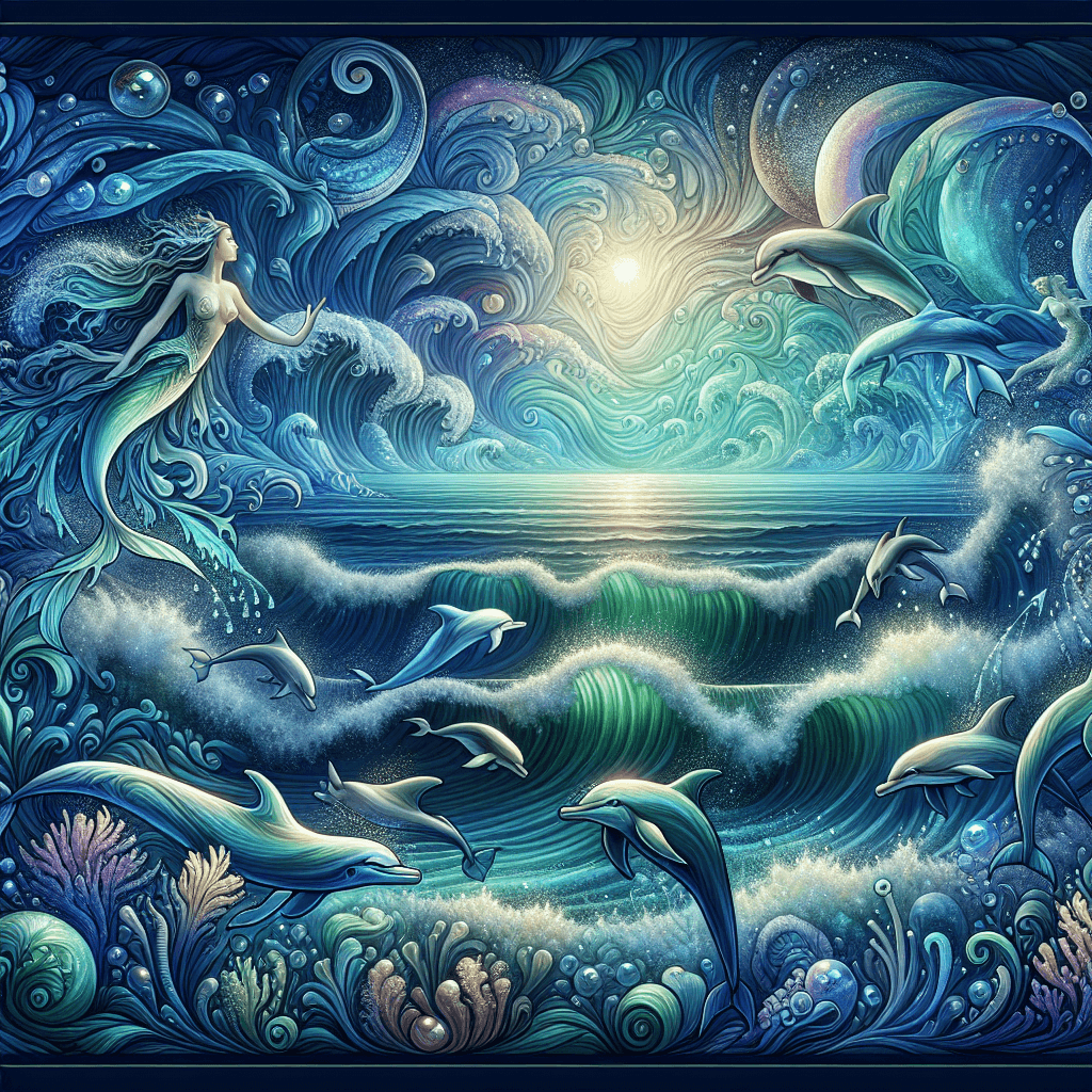 Iridescent Ocean Fantasy Paint By Number