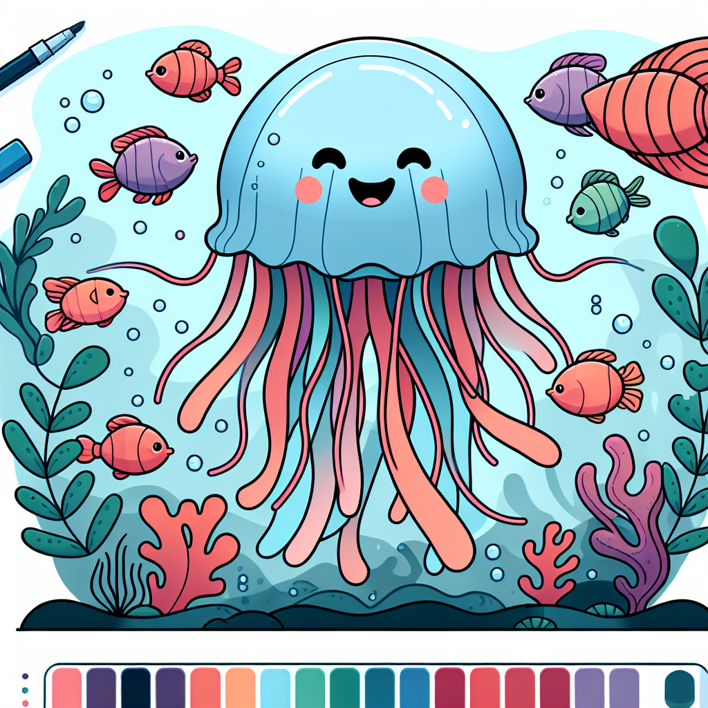 Giant Jelly Adventure Numbered Painting Kits