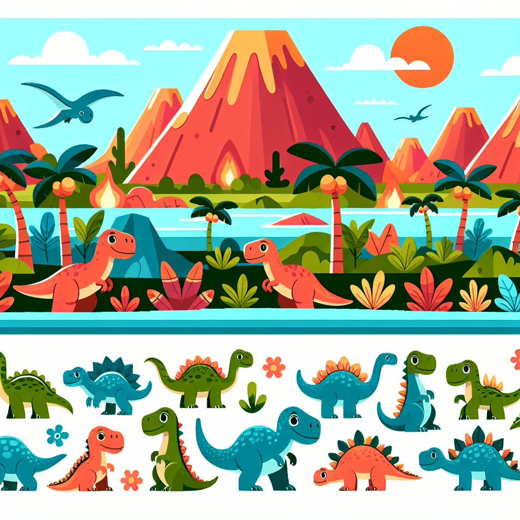 Dinosaur Discovery Time DIY Paint By Numbers