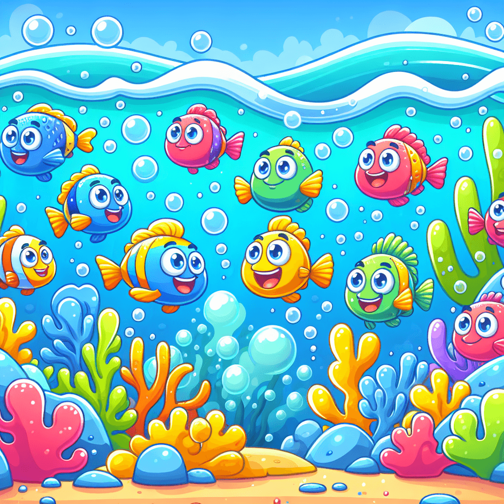 Funny Fish Paint By Color