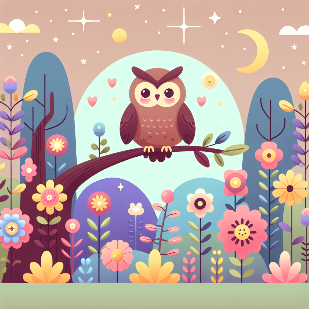 Twinkling Night Garden Painting Number Kit