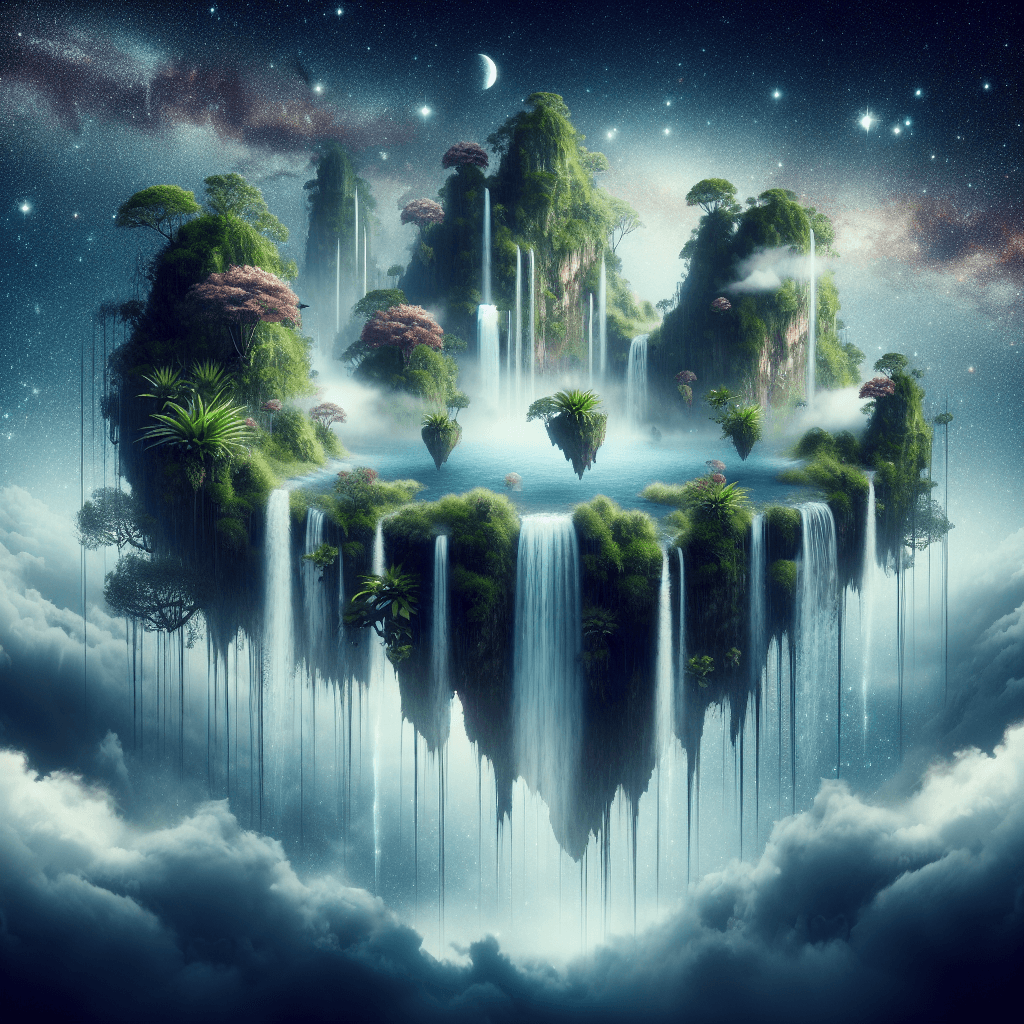Surreal Dreamscape Oasis Painting By Numbers Kit