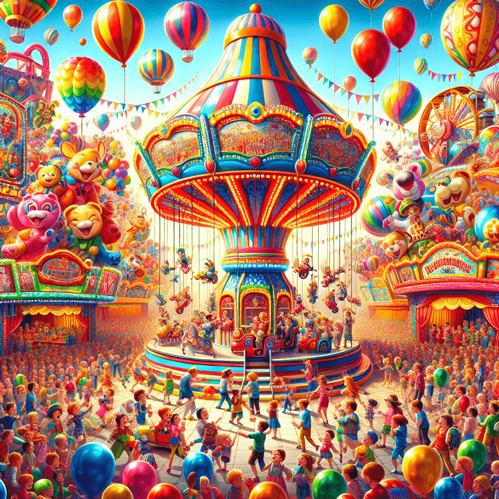 Joyful Carnival Fun Painting Number Kit