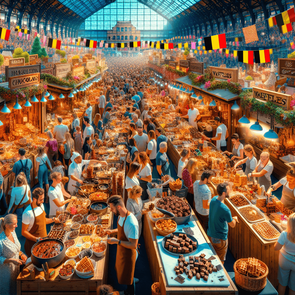 Gastronomy Festival - Belgium Numbered Painting Kits