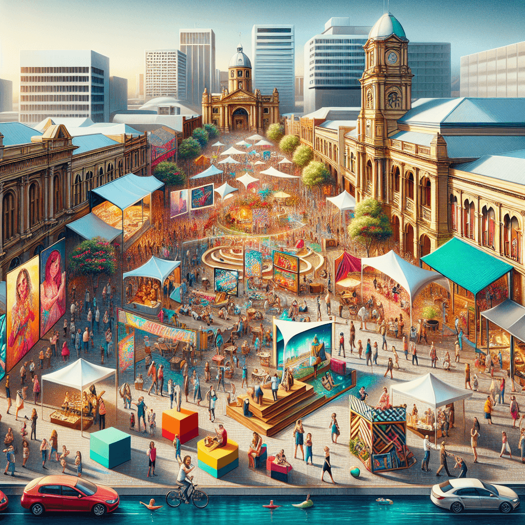 Adelaide Festival Of Arts - Adelaide, Australia Painting By Numbers Kit
