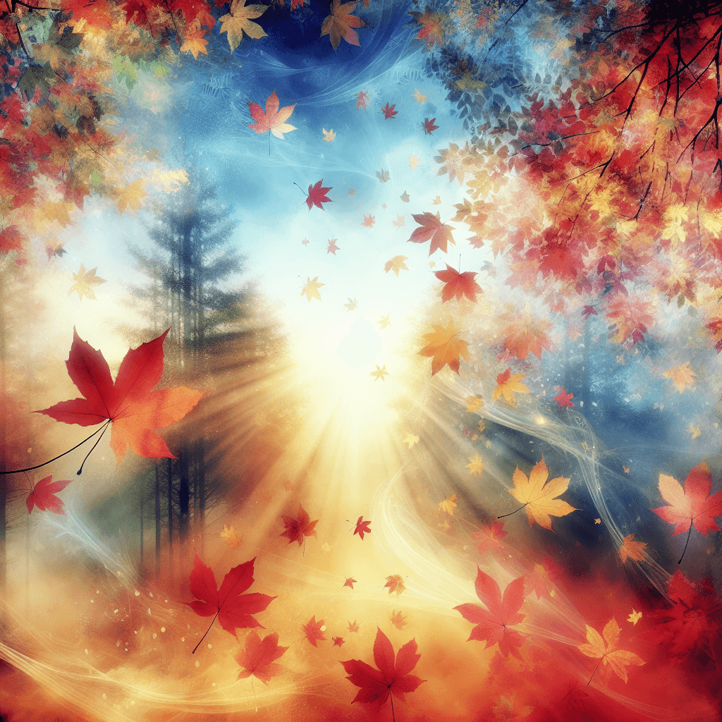 Autumn Leaf Dance DIY Paint By Numbers