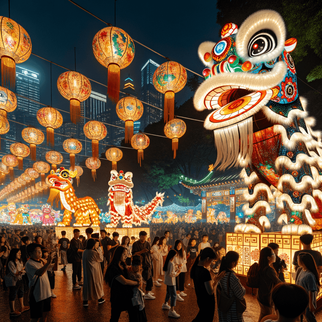 Lantern Festival - Hong Kong Numbered Painting Kits