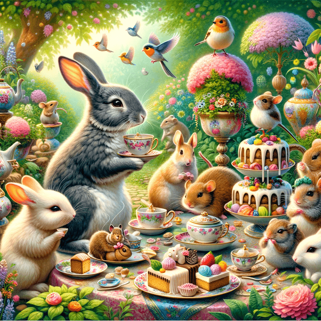 Whimsical Enchanted Tea Party - DIY Painting By Numbers Kit