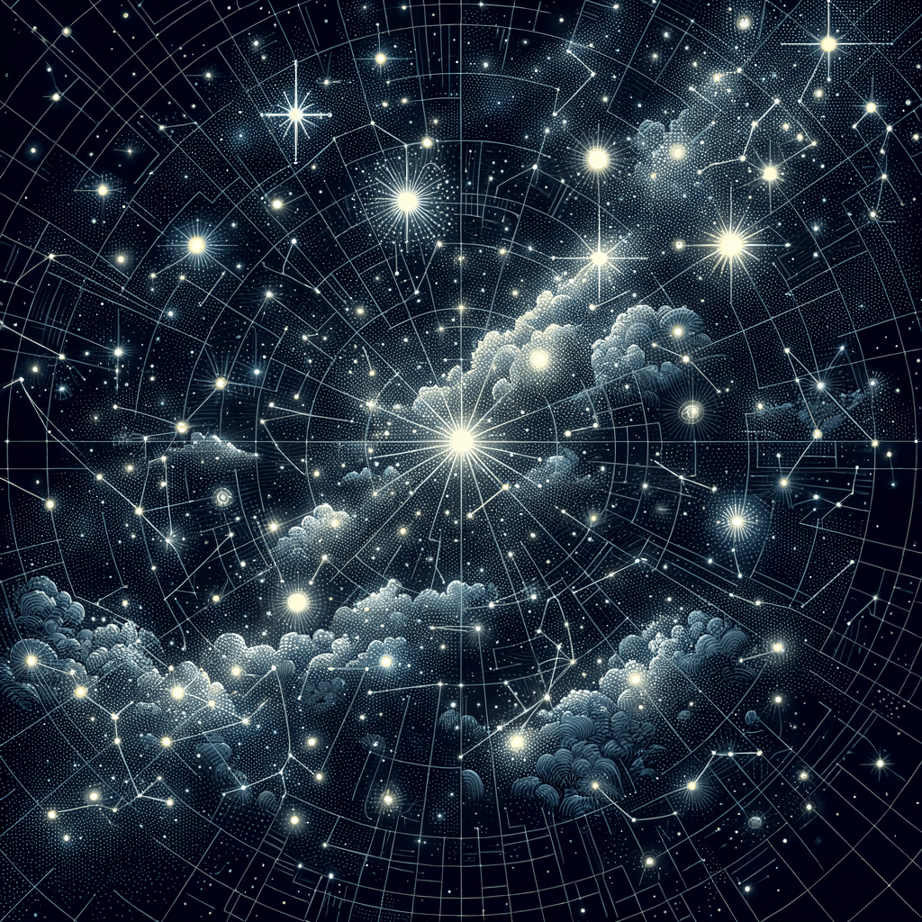 Celestial Constellation Charm Paint By Numbers Art