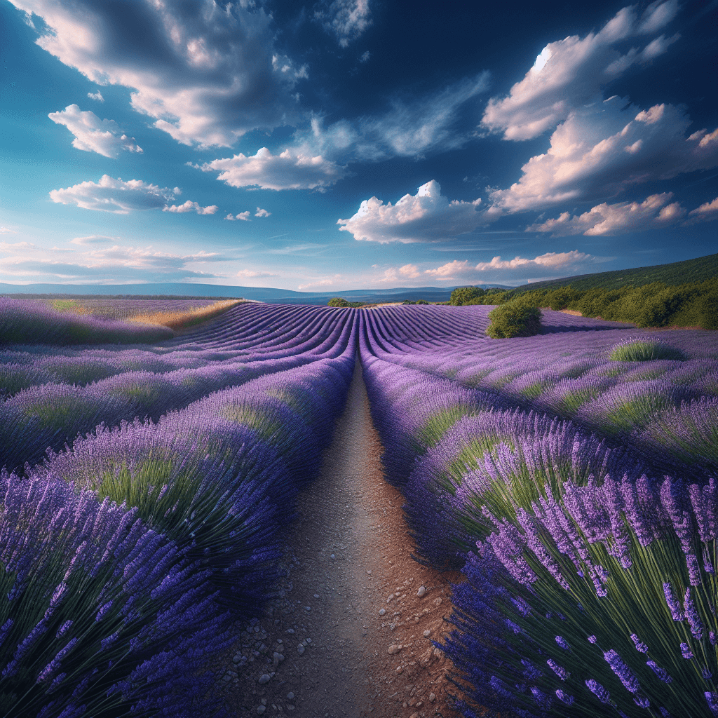 Summer Lavender Dream DIY Paint By Numbers