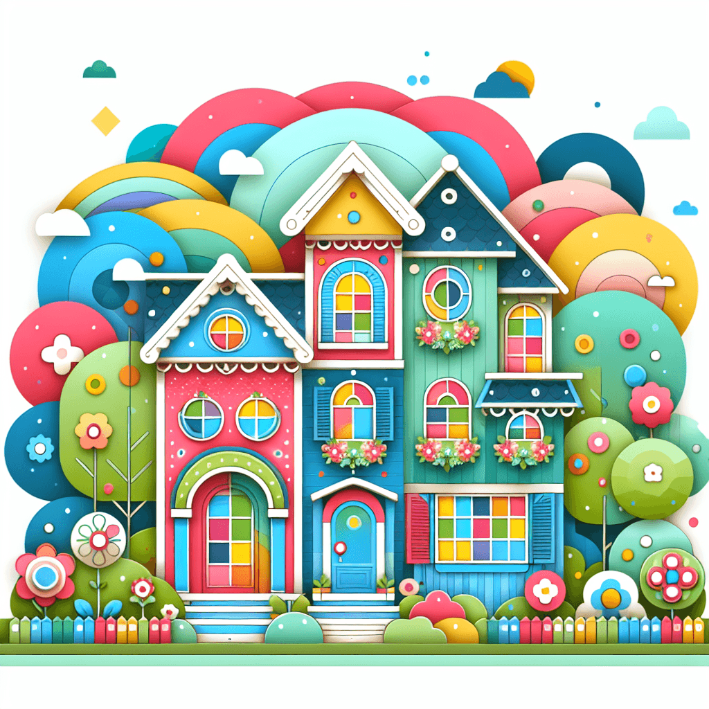 Delightful Dollhouse Paint By Numbers