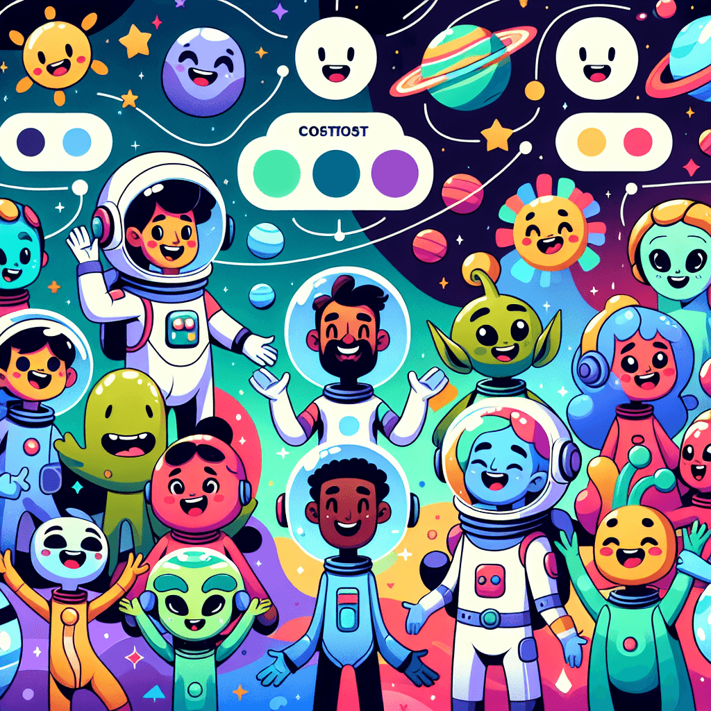 Cosmic Adventures In Space DIY Paint By Numbers