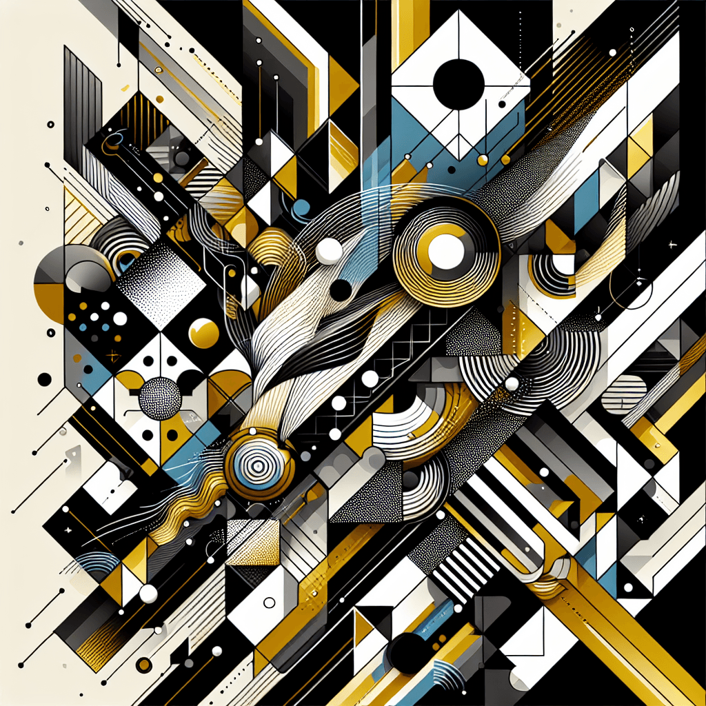 Modern Geometric Mosaic Paint By Numbers