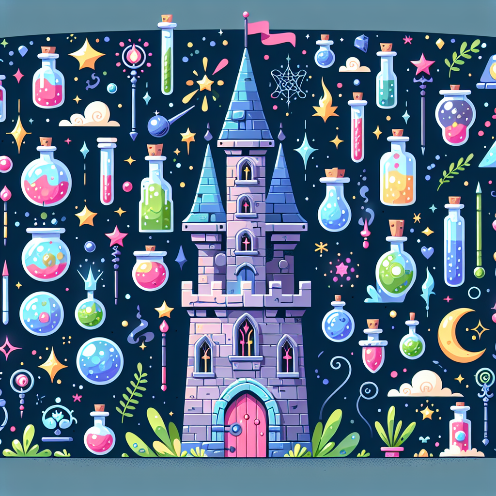 Mystic Wizard Tower Painting By Numbers Kit