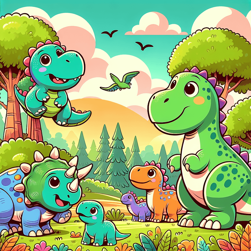 Playful Dinosaur Discovery Paint By Number